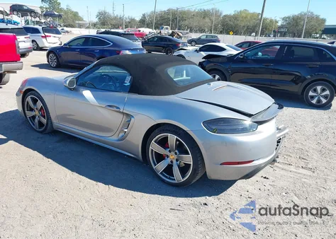 2018 Porsche 718 Boxster S z USA, uszkodzony, nr VIN WP0CB2A85JS228301